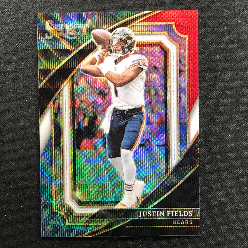 2022 Select Justin Fields Suite Level Tri-color /149 No 323