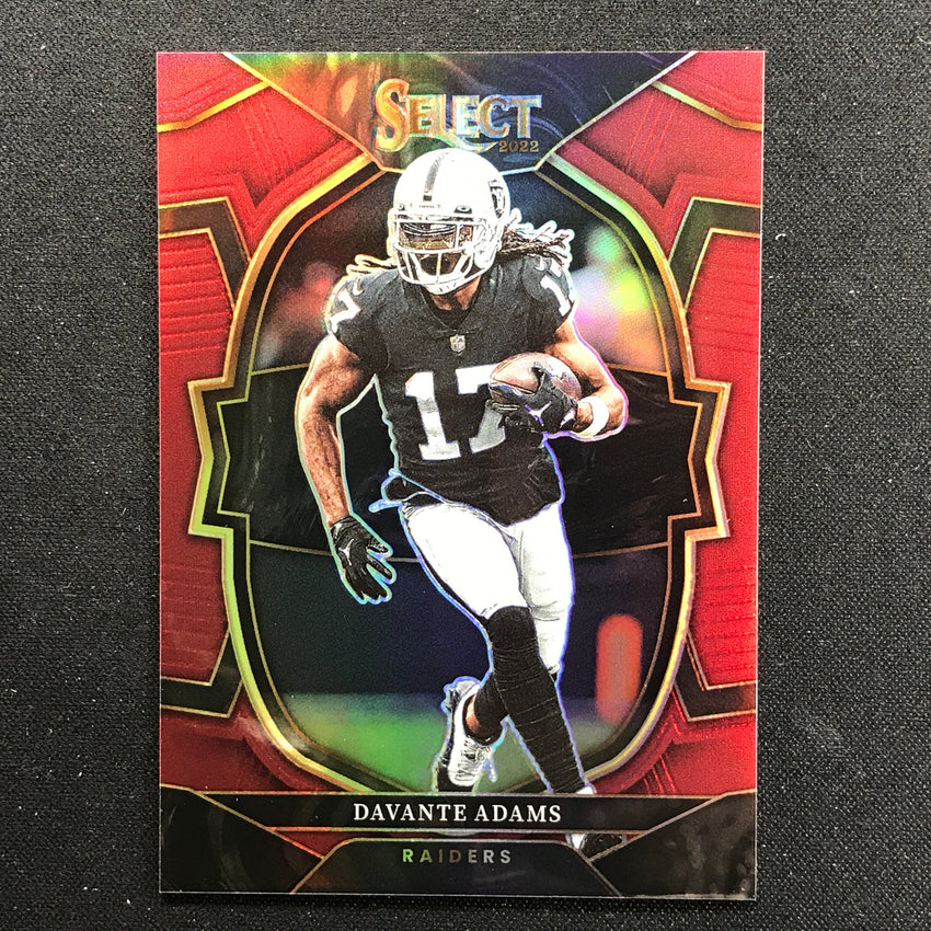 2022 Select Davante Adams Concourse Maroon /149 No 17
