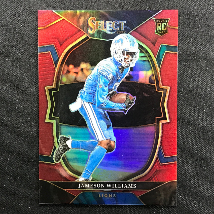 2022 Select Jameson Williams Concourse Rookie Maroon /149 No 57