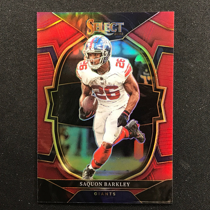 2022 Select Saquon Barkley Concourse Maroon /149 No 82