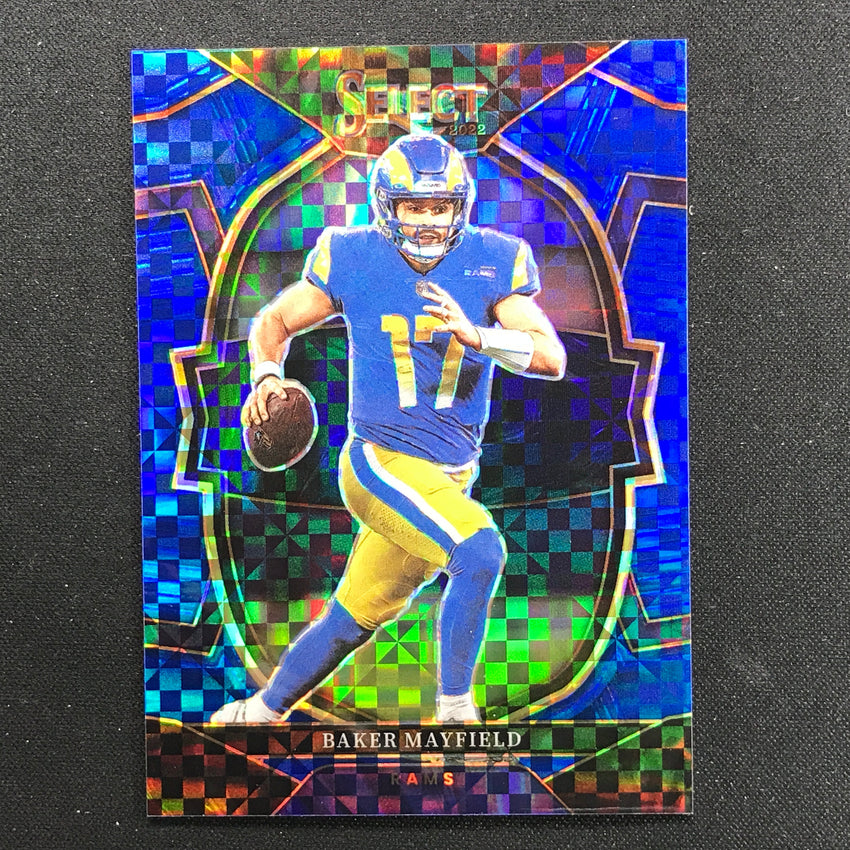 2022 Select Baker Mayfield Concourse Blue /199 No 9