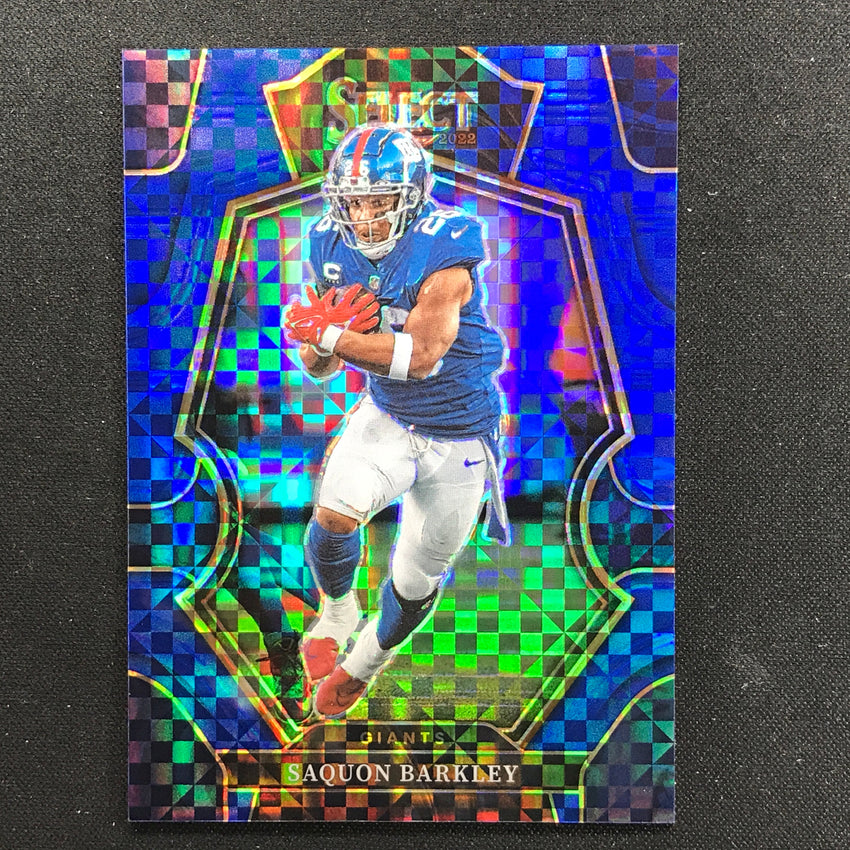 2022 Select Saquon Barkley Premier Level Blue /149 No 173