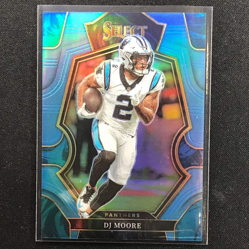 2022 Select DJ MOORE Premier Level Light Blue /99 #114