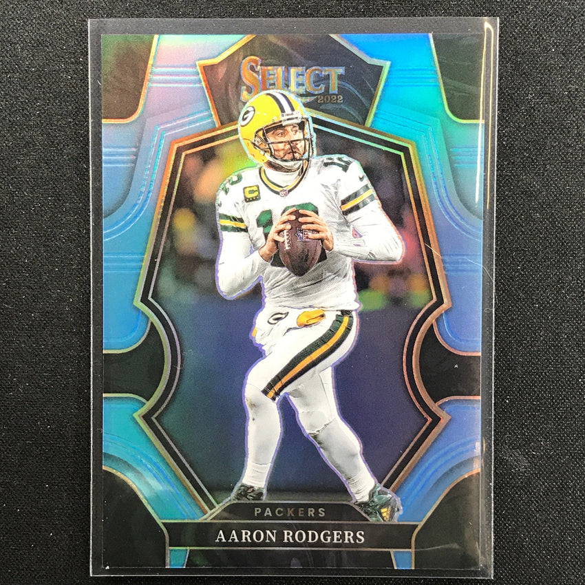 2022 Select Aaron Rodgers Premier Level Light Blue /99 No 136