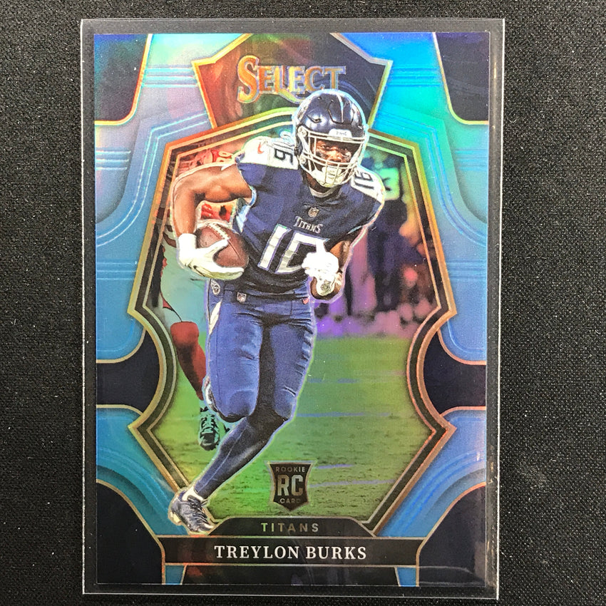 2022 Select Treylon Burks Premier Level Rookie Light Blue /99 No 195