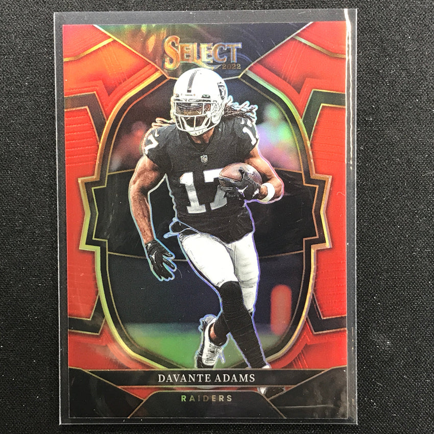 2022 Select Davante Adams Concourse Red /99 No 17