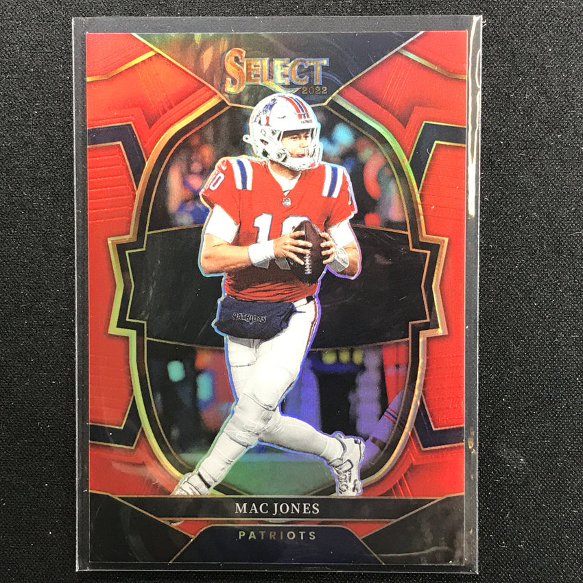 2022 Select Mac Jones Concourse Red /99 No 92