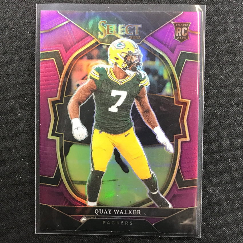 2022 Select Quay Walker Concourse Rookie Purple 11/75 No 56
