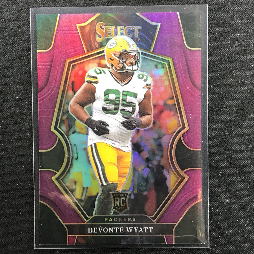 2022 Select DEVONTE WYATT Premier Level Purple 64/75 #137