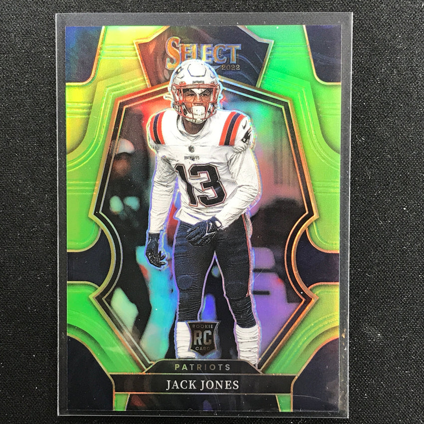 2022 Select Jack Jones Premier Level Rookie Neon Green 3/49