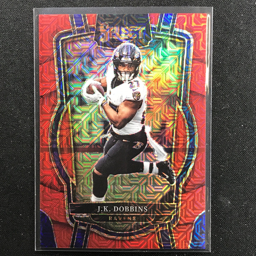 2022 Select J.k. Dobbins Club Level Red Mojo 7/49