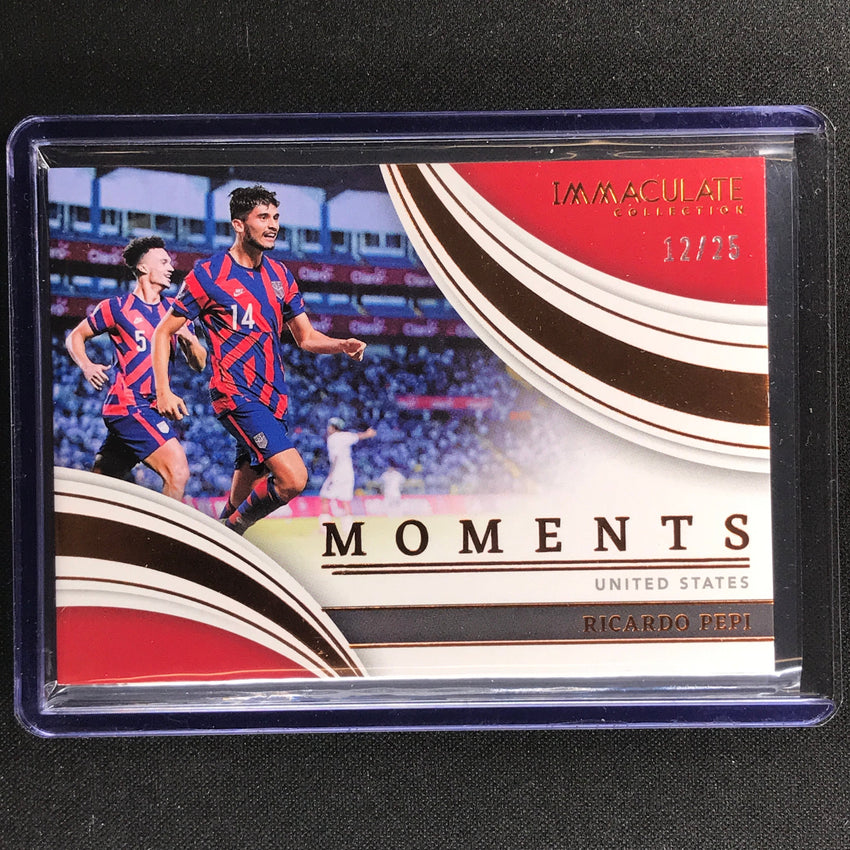 2022-23 Immaculate Ricardo Pepi Moments Bronze 12/25