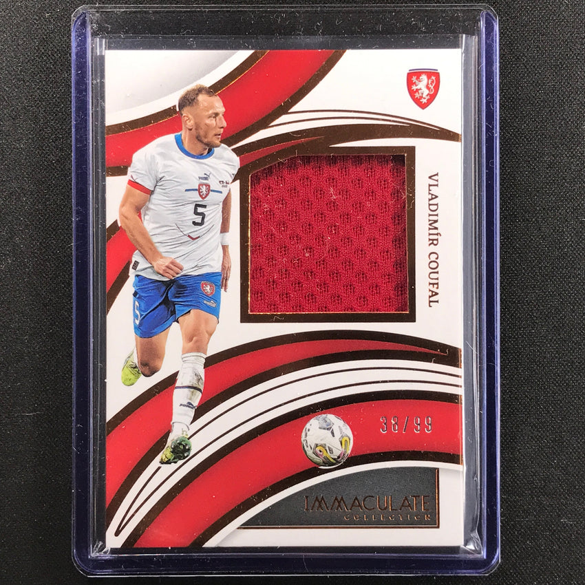 2022-23 Immaculate Vladimir Coufal Brilliance Jersey Relic Bronze 38/99