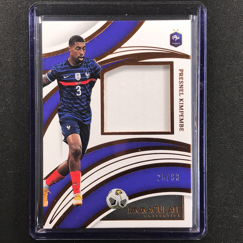 2022-23 Immaculate Presnel Kimpembe Brilliance Jersey Relic Bronze 25/99-Cherry Collectables
