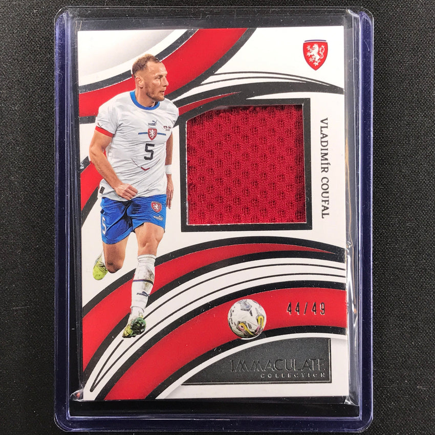 2022-23 Immaculate Vladimir Coufal Brilliance Jersey Relic Silver 44/49