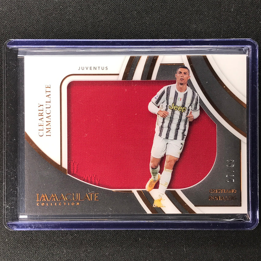 2022-23 Immaculate Cristiano Ronaldo Clearly Jersey Relic Bronze 27/99
