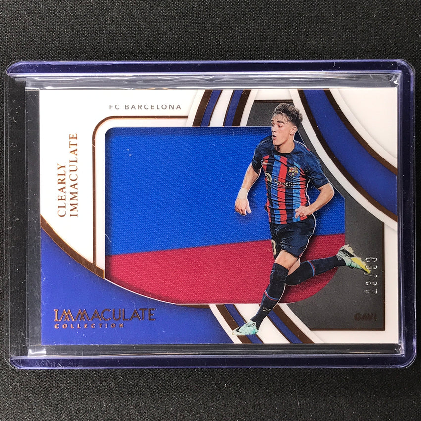 2022-23 Immaculate Gavi Clearly Immaculate Jersey Relic Bronze 23/99