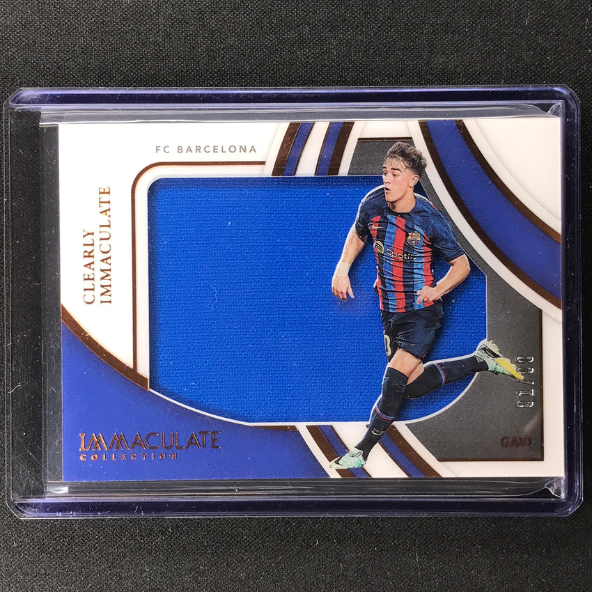 2022-23 Immaculate Gavi Clearly Immaculate Jersey Relic Bronze 81/99