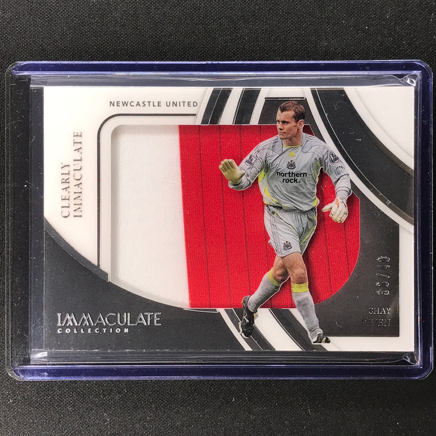 2022-23 Immaculate Shay Given Clearly Immaculate Jersey Relic Silver 36/49