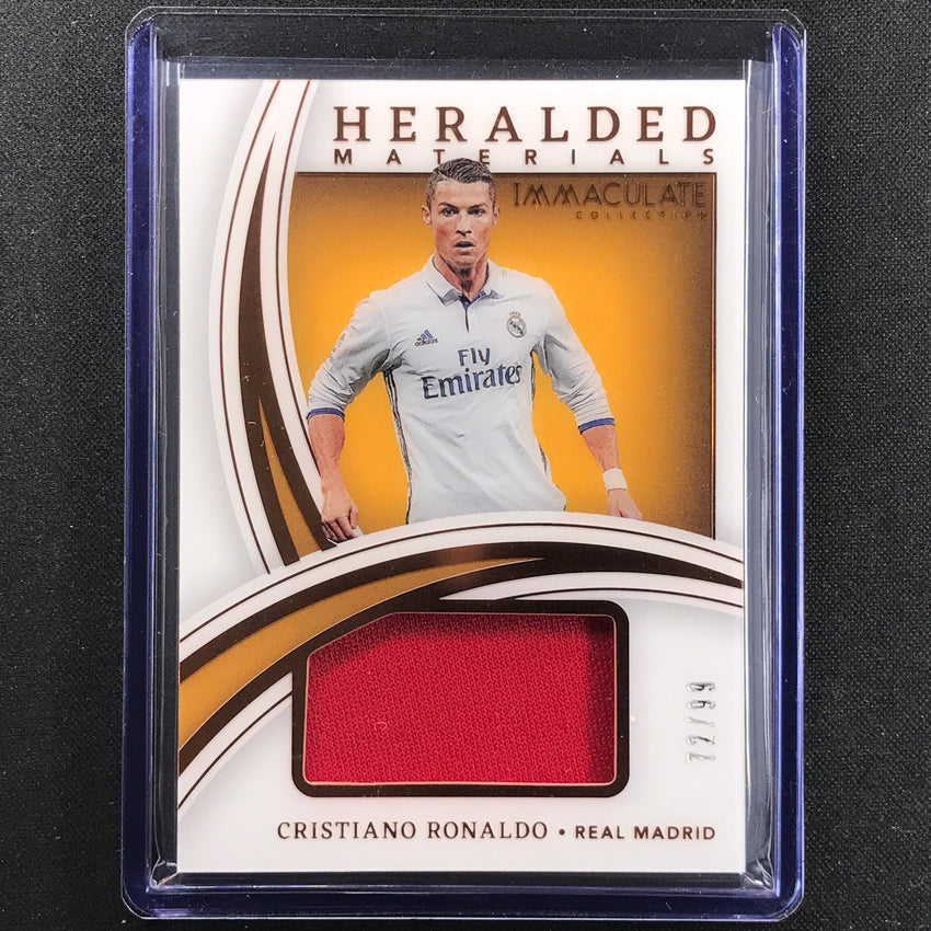 2022-23 Immaculate Cristiano Ronaldo Heralded Materials Jersey Bronze 72/99