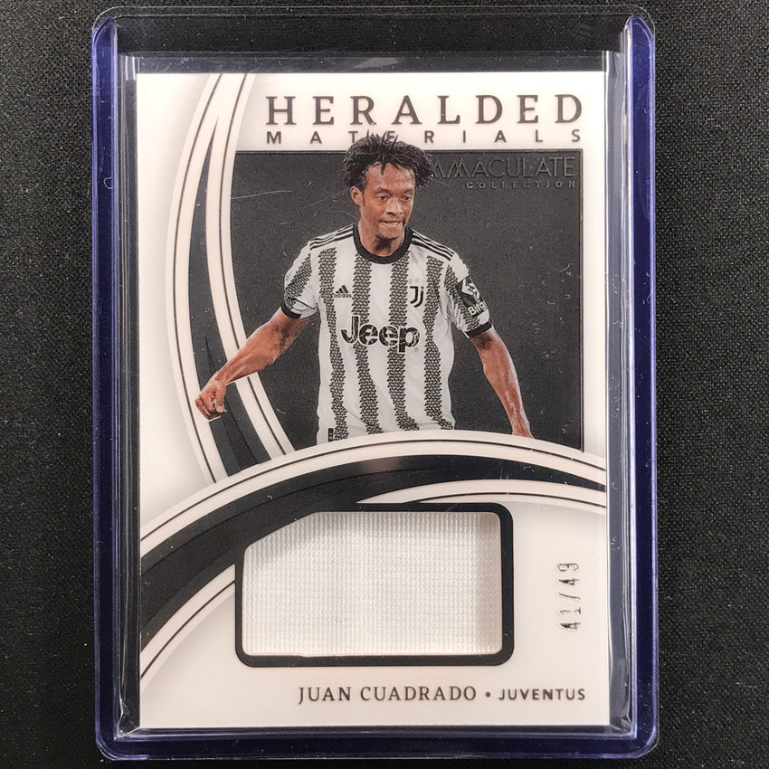 2022-23 Immaculate Juan Cuadrado Heralded Materials Jersey Relic Silver 41/49