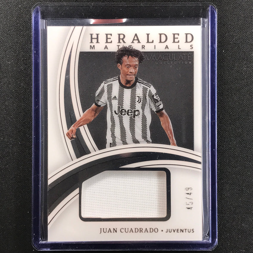 2022-23 Immaculate Juan Cuadrado Heralded Materials Jersey Relic Silver 45/49-Cherry Collectables