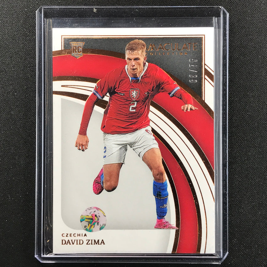 2022-23 Immaculate David Zima Rookie Base Bronze 68/75