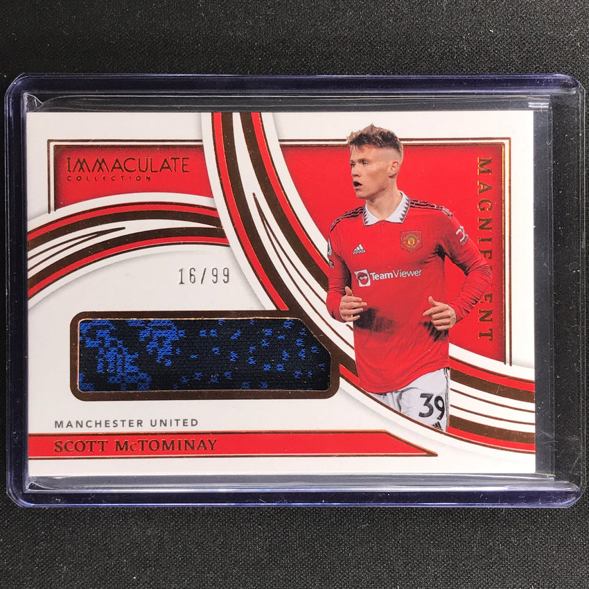 2022-23 Immaculate Scott Mctominay Magnificent Memorabilia Jersey Bronze 16/99