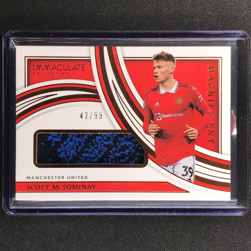 2022-23 Immaculate Scott Mctominay Magnificent Memorabilia Jersey Bronze 42/99