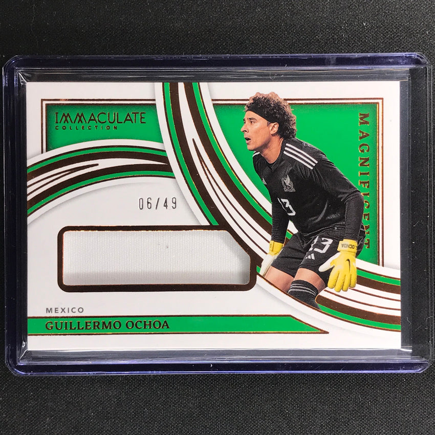 2022-23 Immaculate Guillermo Ochoa Magnificent Memorabilia Jersey Bronze 6/49