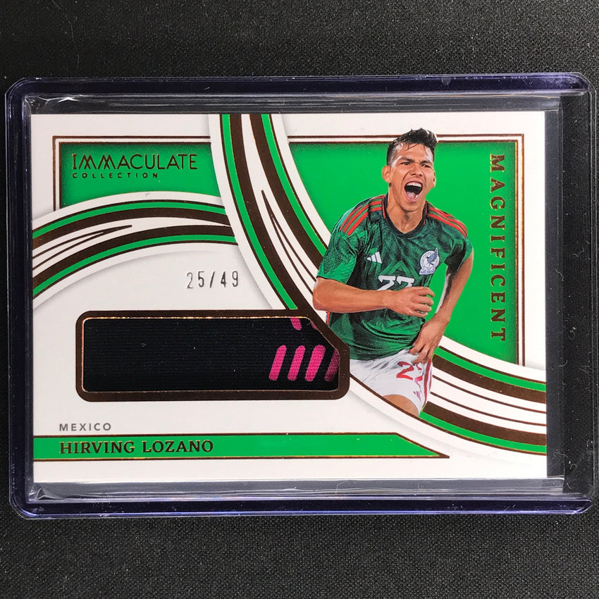 2022-23 Immaculate Hirving Lozano Magnificent Memorabilia Jersey Bronze 25/49