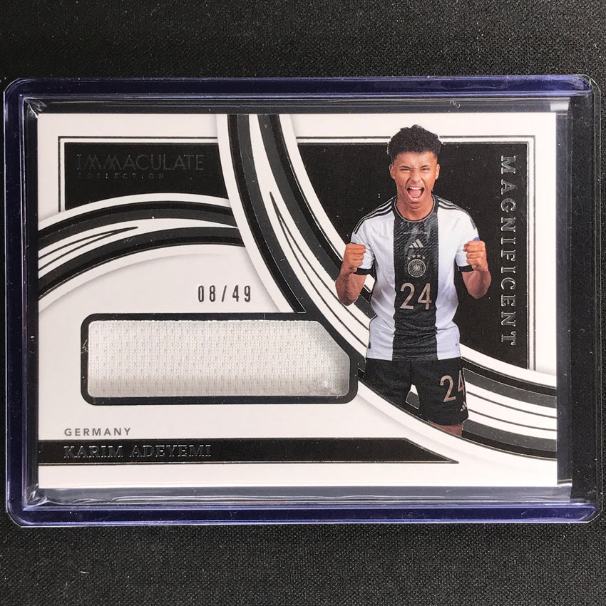 2022-23 Immaculate Karim Adeyemi Magnificent Memorabilia Jersey Silver 8/49