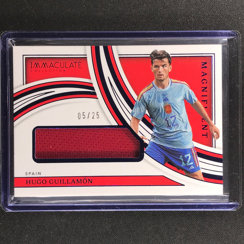 2022-23 Immaculate Hugo Guillamon Magnificent Memorabilia Jersey Sapphire 5/25