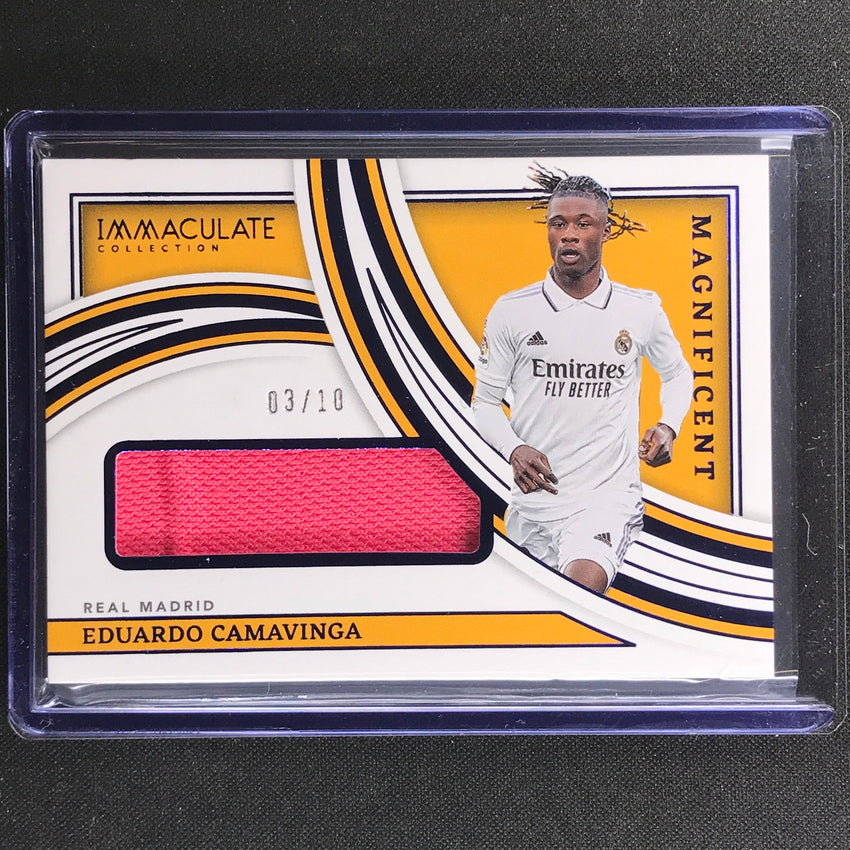 2022-23 Immaculate Eduardo Camavinga Magnificent Memorabilia Jersey 3/10