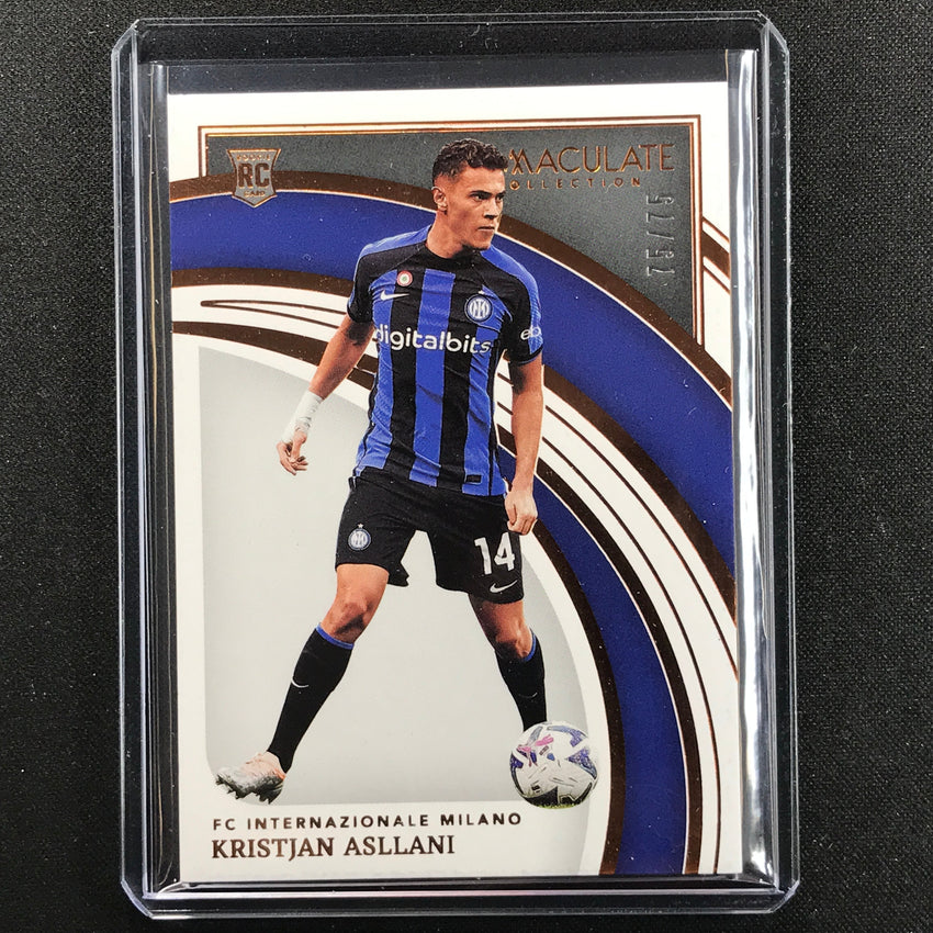 2022-23 Immaculate Kristjan Asllani Rookie Base Bronze 75/75