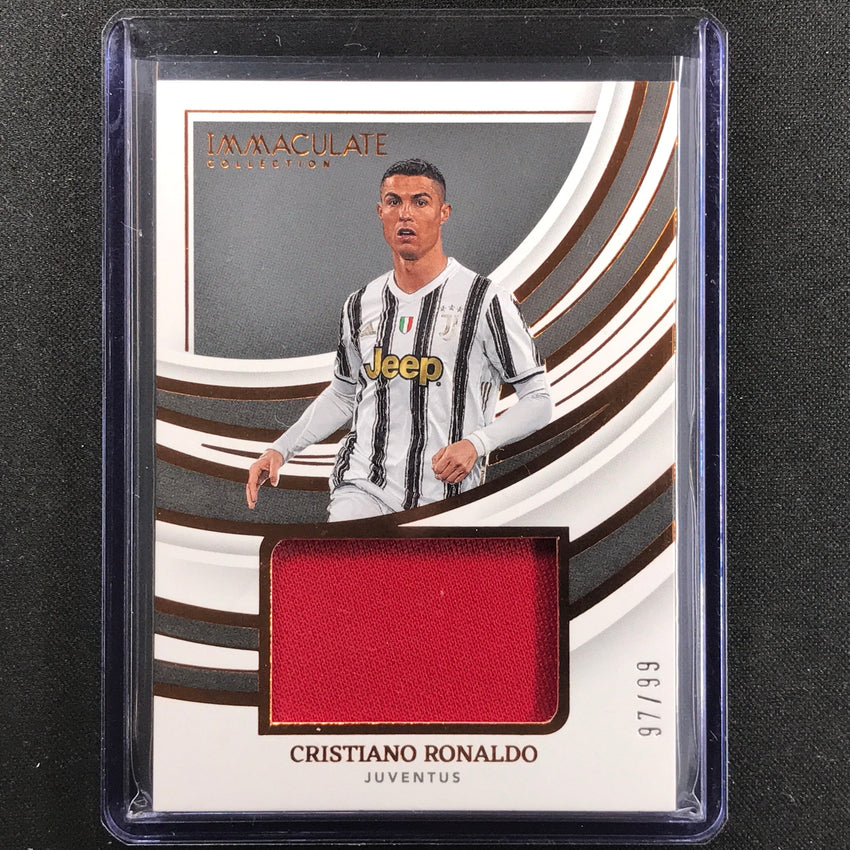 2022-23 Immaculate Cristiano Ronaldo Remarkable Memorabilia Jersey Relic 97/99