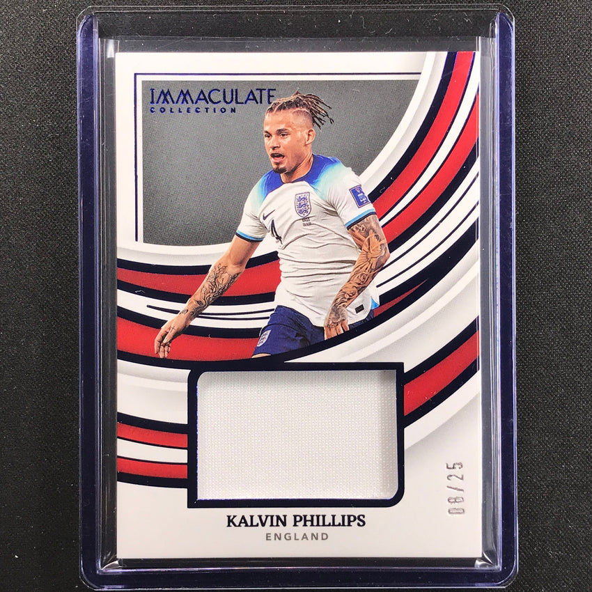 2022-23 Immaculate Kalvin Phillips Remarkable Memorabilia Jersey Relic 8/25