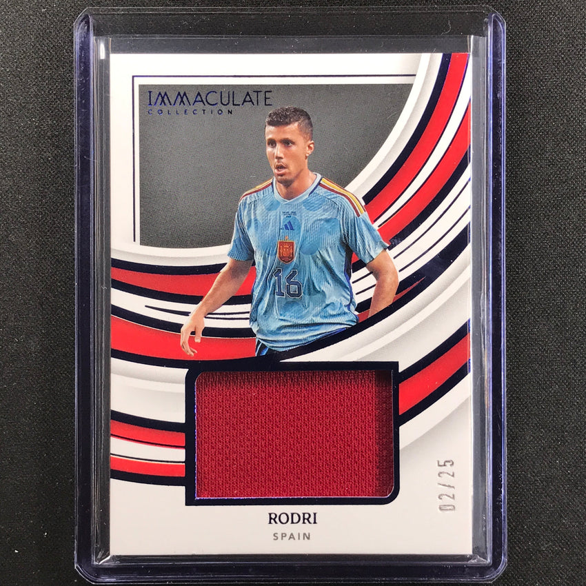2022-23 Immaculate Rodri Remarkable Memorabilia Jersey Relic 2/25