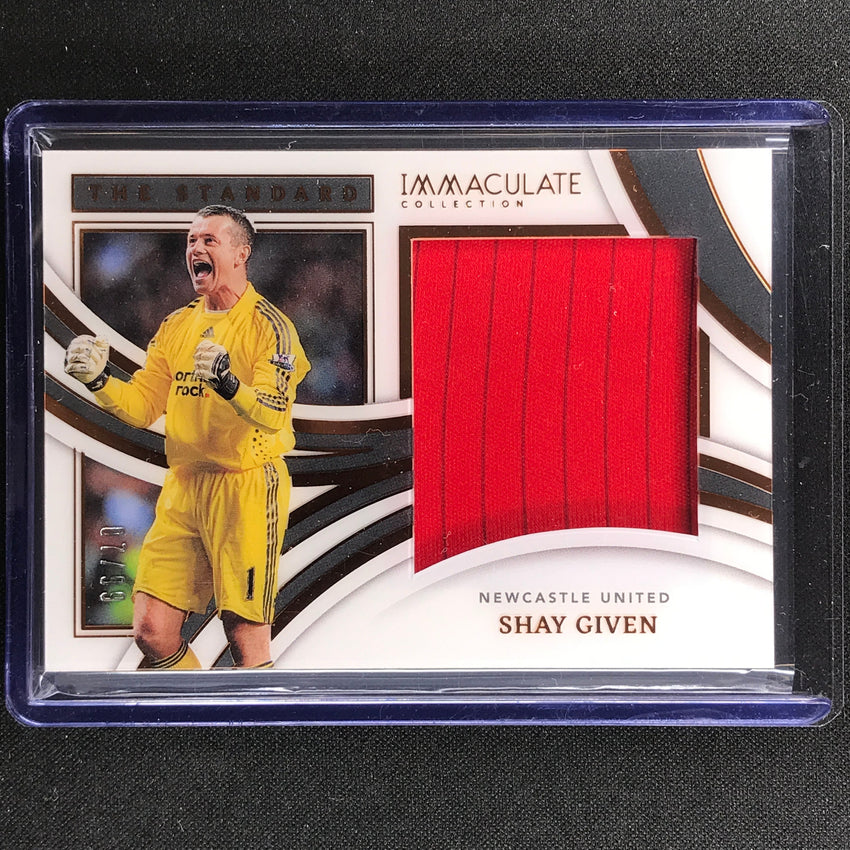 2022-23 Immaculate Shay Given The Standard Jersey Relic Bronze 7/99