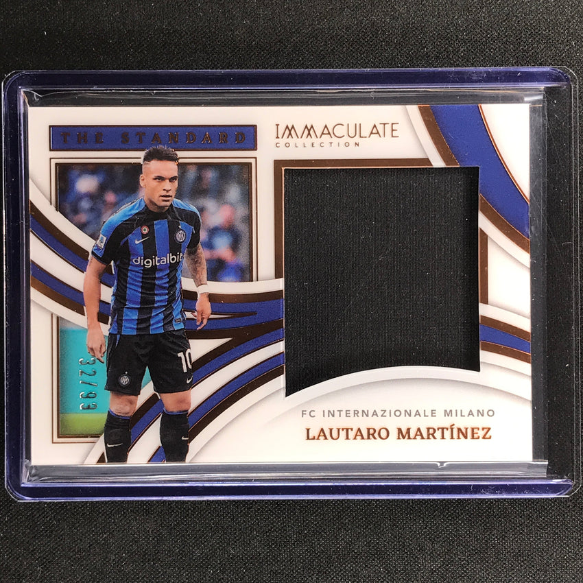 2022-23 Immaculate Lautaro Martinez The Standard Jersey Relic Bronze 32/99