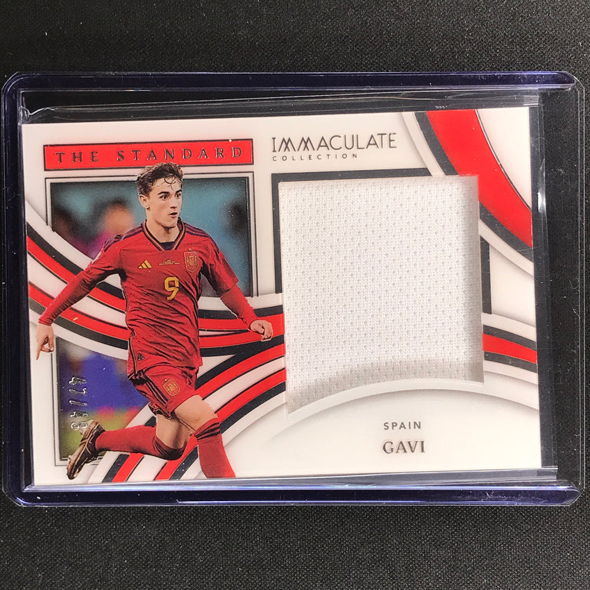 2022-23 Immaculate Gavi The Standard Jersey Relic Silver 47/49