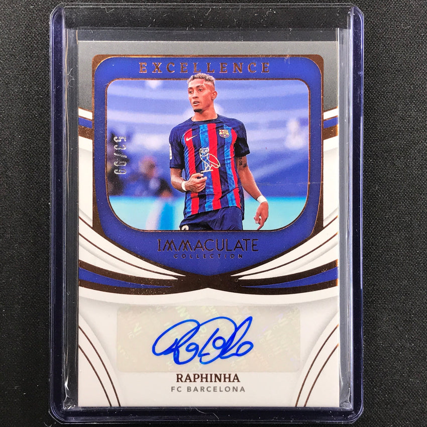 2022-23 Immaculate Raphinha Excellence Auto Bronze 53/99