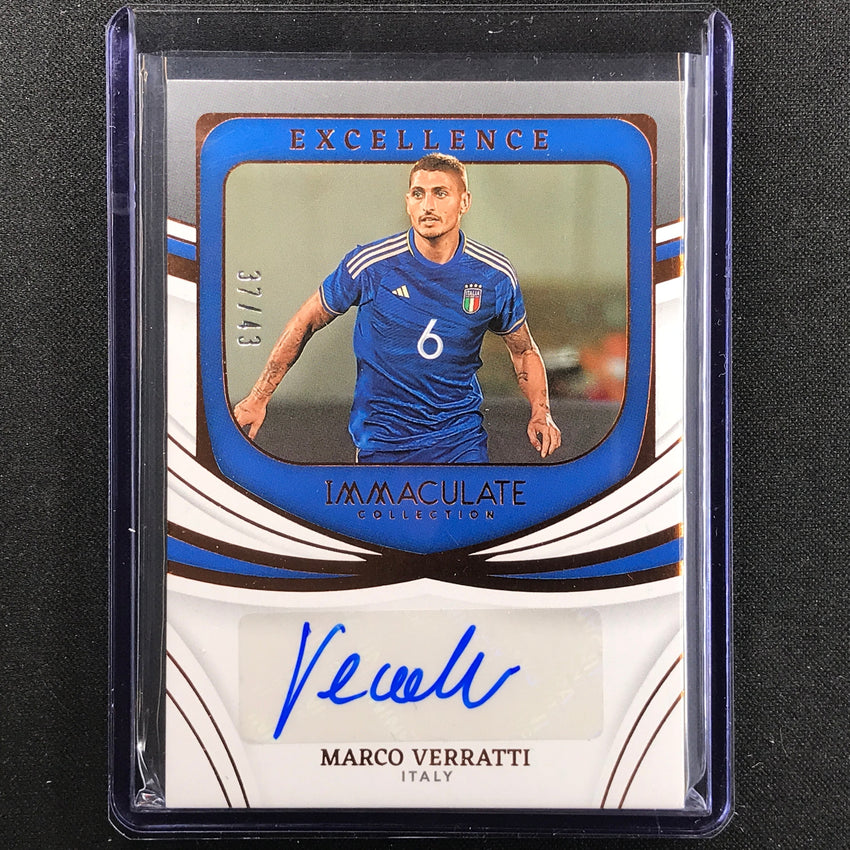 2022-23 Immaculate Marco Verratti Excellence Auto Bronze 37/43