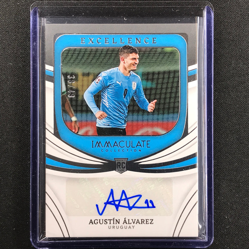 2022-23 Immaculate Agustin Alvarez Excellence Rookie Auto Silver 38/49