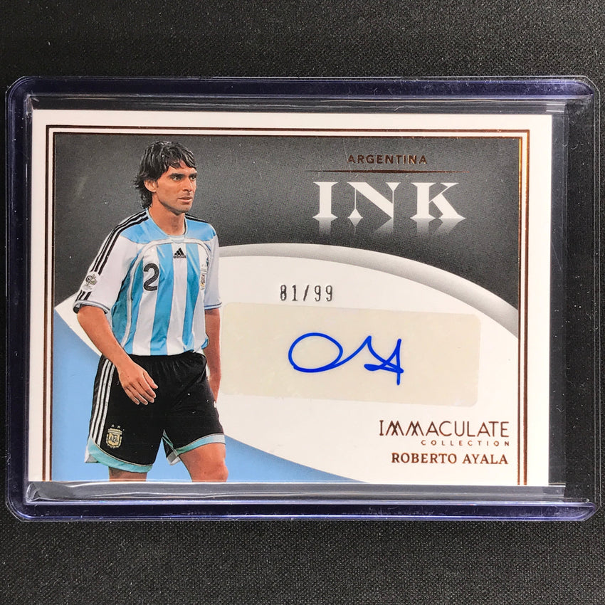 2022-23 Immaculate Roberto Ayala Ink Signatures Auto Bronze 81/99