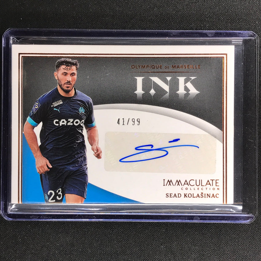 2022-23 Immaculate Sead Kolasinac Ink Signatures Auto Bronze 41/99