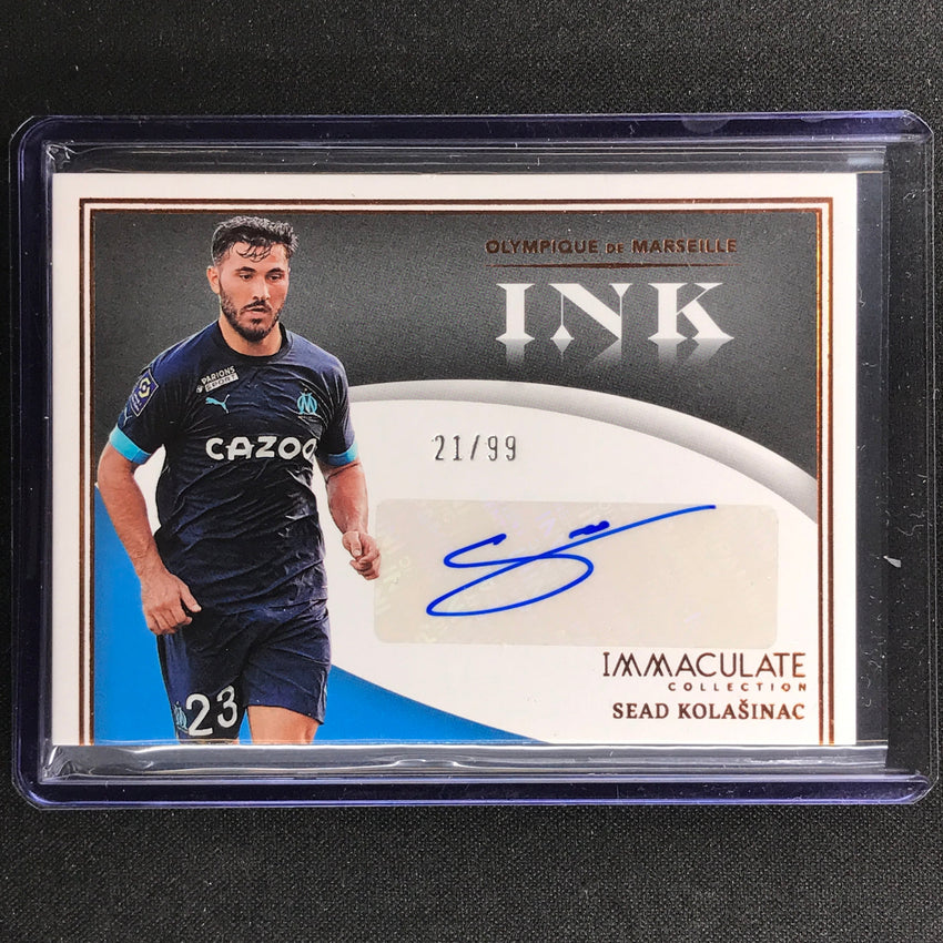 2022-23 Immaculate Sead Kolasinac Ink Signatures Auto Bronze 21/99