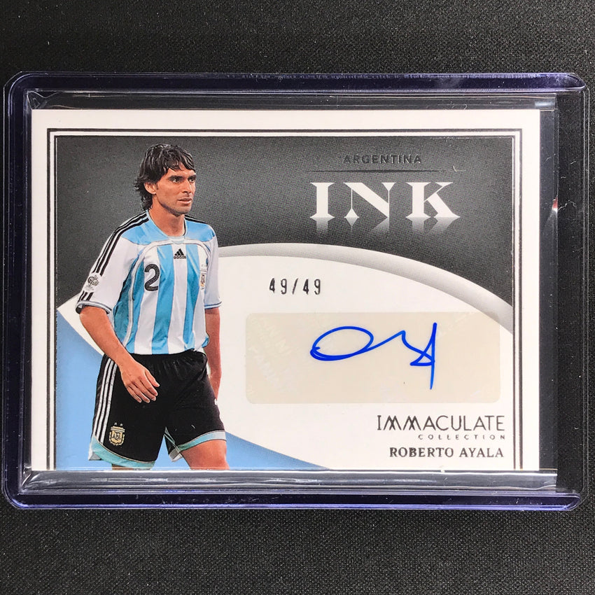 2022-23 Immaculate Roberto Ayala Ink Signatures Auto Silver 49/49