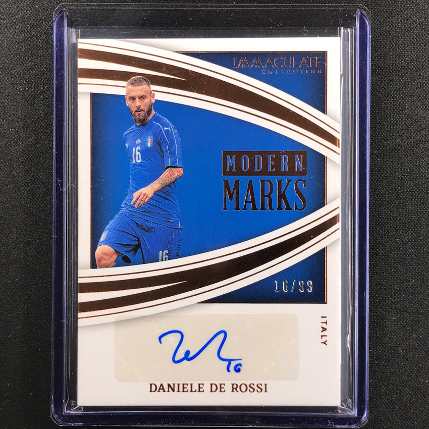 2022-23 Immaculate Daniele De Rossi Modern Marks Auto Bronze 16/99