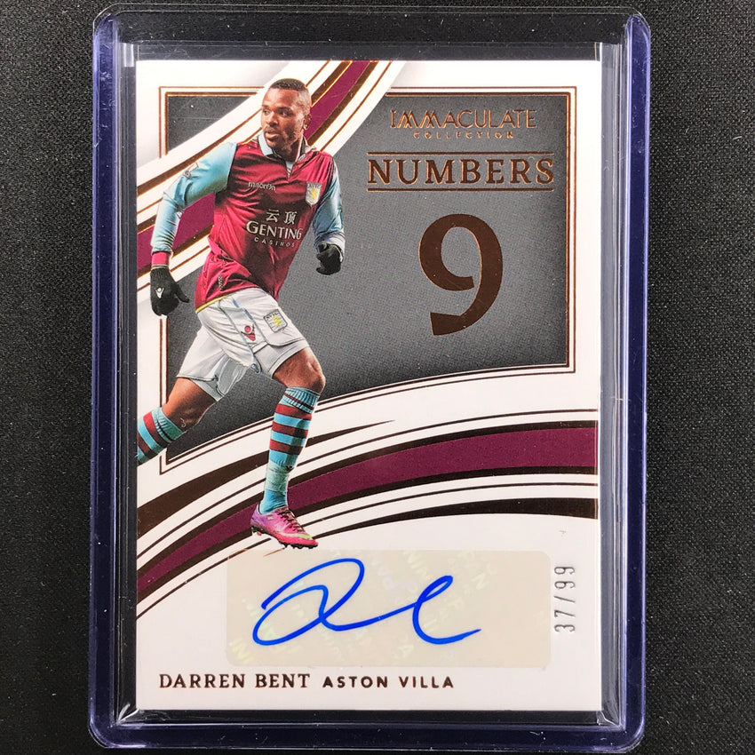 2022-23 Immaculate Darren Bent Numbers Signatures Auto Bronze 37/99